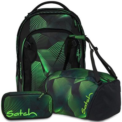 satch Match Plus Set Matchplus + Sporttasche + Schlamperbox MatpDufBsc-26, Se