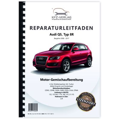 Audi Q5 8R 2008-2017 Benzin Einspritz- Zündanlage 179-211 PS Reparaturanleitung