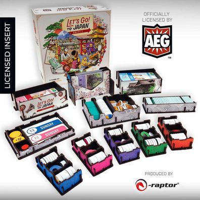 Auf nach Japan! - Deluxe Insert aus Holz (UV-Print)