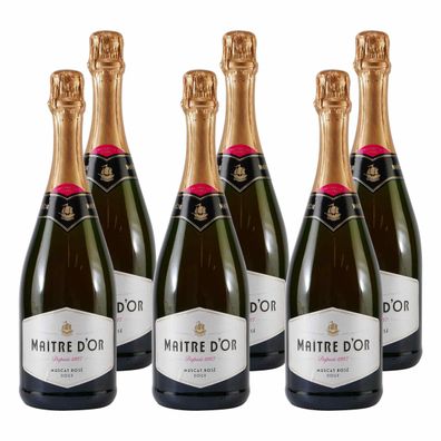 Maitre d´Or Sekt Muscat Rosé -doux- (6 x 0,75L)