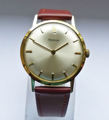Schöne seltene Karl Habmann Exclusiv Superflat 17Jewels Herren Vintage Armbanduhr