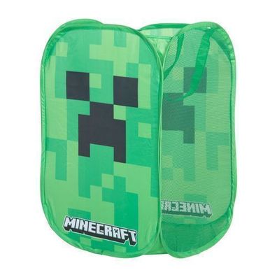 Minecraft - Wäschebox, Wäschesack, Korb, Aufbewahrung im Creeper Design