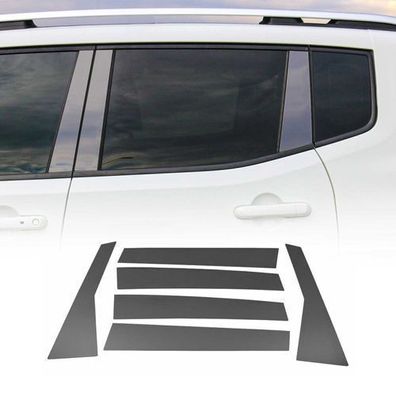 B-Säule Türsäulen Verkleidung für Honda CR-V 2012-2018 Edelstahl Dunkel 6tlg