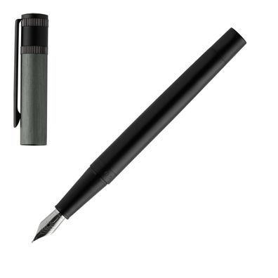 Füllfederhalter Explore Brushed Grey von Hugo Boss