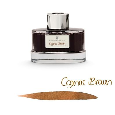 Graf von Faber Castell Tintenglas 75ml - Cognac Brown