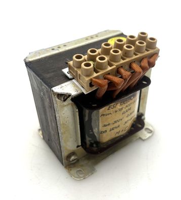 EST 130/500 Transformator 475-525V auf 220V 0,59A 130VA Trafo T9/301
