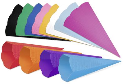 Ursus 3D-SCHULTÜTEN,41CM HOCH,5ST. WEISS