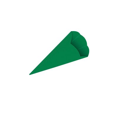 Ursus 3D-SCHULTÜTEN,41CM HOCH,5ST. Dunkelgrün