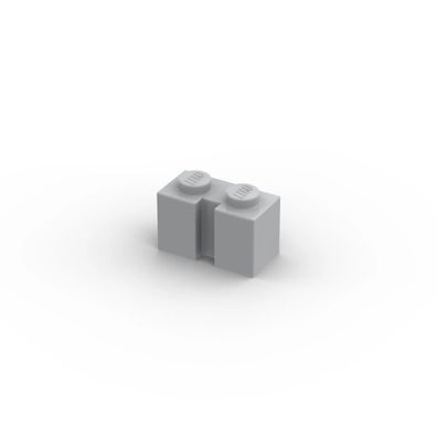 Lego Stein mit Nut 1x2 brick with groove 4216 hell grau light bluish gray
