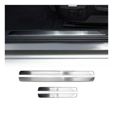 Einstiegsleisten Türschweller für VW Caddy 2003-2015 Edelstahl Silber 4tlg