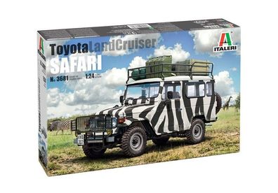 Italeri Toyota Safari Land Cruiser 510003681 Maßstab 1:24 Nr. 3681 Bausatz