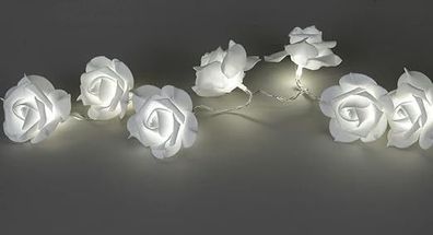 Lichterkette Rosengirlande 10 LED Lichter