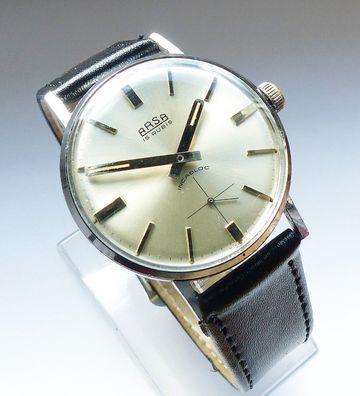 Schöne ARSA Swiss Military 15Rubis Herren Vintage Armbanduhr Top Zustand