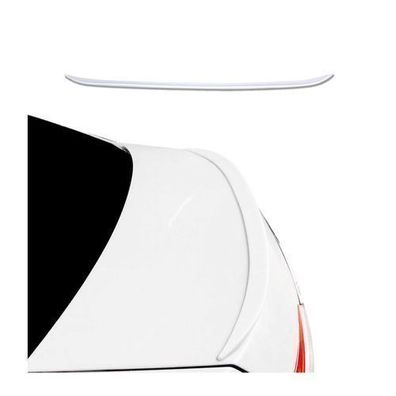 Spoilerlippe Kofferraum Heckspoiler HeckFlügel weiß Lackiert 1 tlg Flexibel