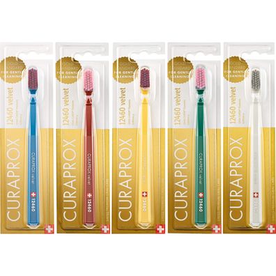 10x Curaprox CS velvet Zahnbürste - Weltneuheit mit 12460 CUREN®-Filamente