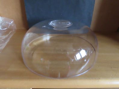 Abdeckhaube Haube klar für große Platten ca. 29 cm Ø