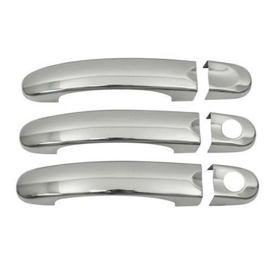 Türgriff Blende Türgriffkappen für VW Touareg 2003-2010 Edelstahl H1 Silber 8tlg