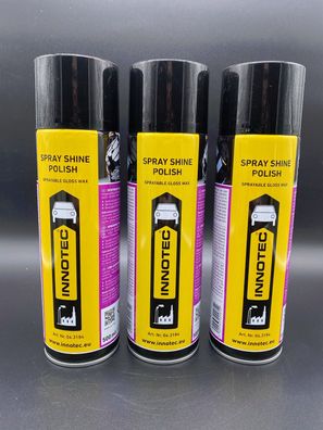 3x Innotec Spray Shine Polish 500ml Politurspray Poliermittel Lackaufbereitung