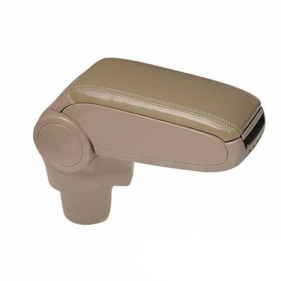 Mittelarmlehne Armlehne Mittelkonsole für Seat Ibiza 2008-2017 PU-Leder Beige