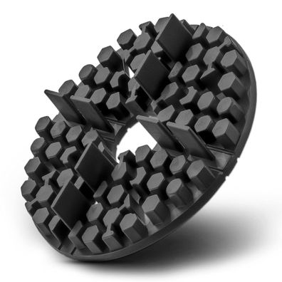 QUICK2FIX 47x Gummi Stelzlager 3mm Fuge 10mm Höhe Plattenlager