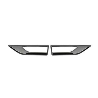 Blinkerrahmen Signalblende Blinker Rahmen für VW Caddy 2015-2020 Chrom Dunkel 2x