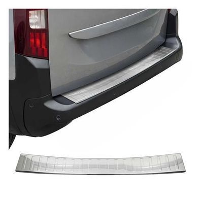 Ladekantenschutz Stoßstangenschutz für Opel Combo 2019-2024 Edelstahl Silber