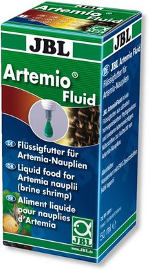 JBL Artemio Fluid 50ml Futter für Artemia nauplien Aufzuchtfutter
