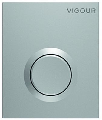 Vigour Urinal-Abdeckplatte V1 DON für handbetät. pneumatische UP-Spülung verchromt