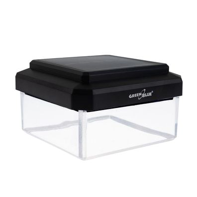 Aufsatz Solarlampe für Pfosten 100 x 100 mm mit Schutzkappe GB128 WW GreenBlue