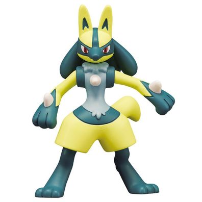 Takara TOMY Mega-Lucario mit Aura-Stacheln | PoKéMoN Sammelfigur | 5 cm