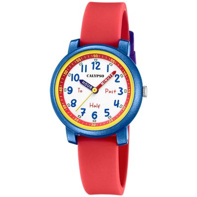 Calypso Kinderuhr Quarz Rot/Blau K5827/5