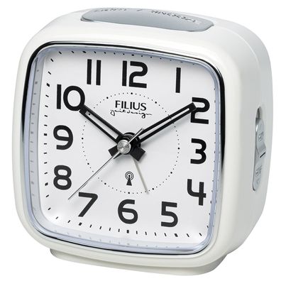 Filius Funkwecker Weiß/Silberfarben 0607-0