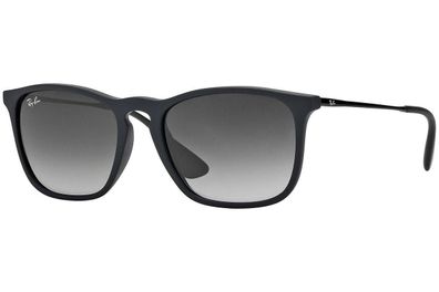 Ray-Ban Chris RB4187 Sonnenbrille Schwarz Polarisierte Graue Gläser