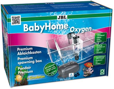JBL BabyHome Oxygen - Premium Ablaichkasten mit Luftpumpe für mehr Sauerstoff