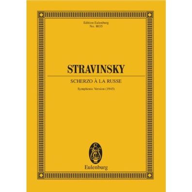 Scherzo à la Russe Strawinsky Studienpartitur Noten