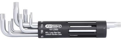 KS TOOLS 3 in 1 Torx-Winkelstiftschlüssel-Satz, ang,8-tlg