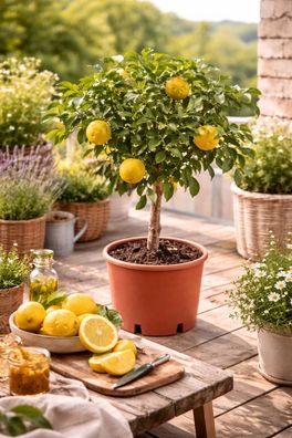 Yuzu Pflanze Citrus junos 80-100 cm winterhart Zitrusbaum veredelt