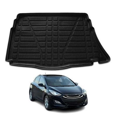 Kofferraumwanne Laderaumwanne für Hyundai i30 Kombi 2012-2025 Gummi TPE Schwarz