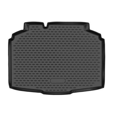 Kofferraummatte Kofferraumwanne für Skoda Fabia 2021-2025 Gummi TPE Schwarz