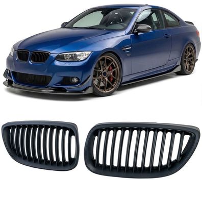 Sport Kühlergrill Frontgrill Schwarz passt für 3er BMW E92 E93 2006-2010