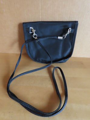 Handtasche Theatertasche schwarz klein Umhängeriemen
