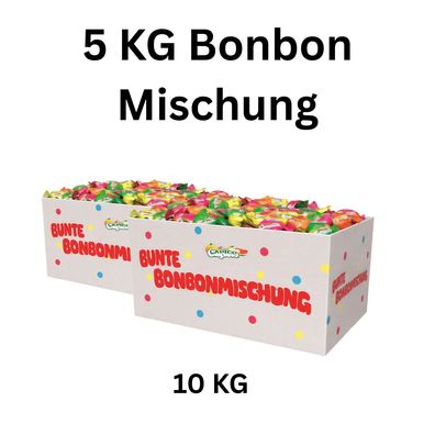 10kg Bonbon Mischung bunt einzeln verpackt Wurfmaterial Party Mix