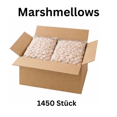 1450 Marshmallows Wurfmaterial einzeln verpackt XXL