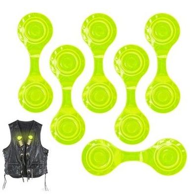6x Magnetische Reflektoren Clips 15x5cm Wetterfest