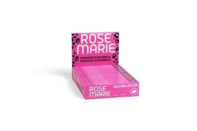 25x Marie King Size Slim Ultrafine Rosemarie 34 Blättchen