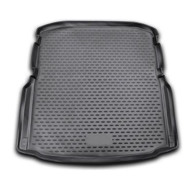 Kofferraummatte Kofferraumwanne für Skoda Octavia 2013-2021 Gummi TPE Schwarz