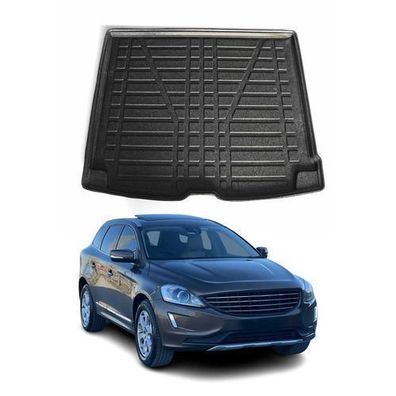 Kofferraumwanne Laderaumwanne für Volvo XC60 2009-2021 Gummi TPE Schwarz