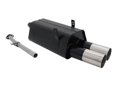 Novus Sportauspuff für BMW 3er E36 316 / 318 2x90mm RL-Design mit ABE