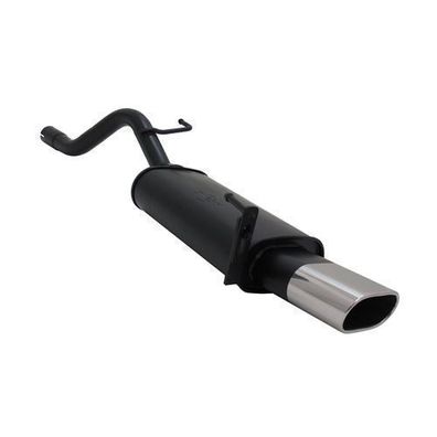 Novus Sportauspuff für Opel Corsa D 135x75mm Endschalldämpfer mit ABE