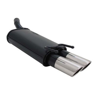 Novus Sportauspuff für Opel Corsa B 2x76mm SR-Design Endschalldämpfer mit ABE